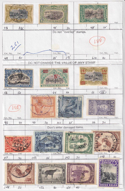 AFRICAN COUNTRIES - INTERESTING MINT & USED GROUP REMOVED FROM SHEETS - S999