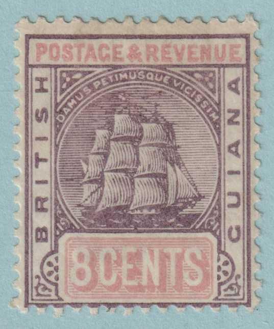BRITISH GUIANA 139  MINT HEAVY HINGED OG * NO FAULTS VERY FINE! - PLP