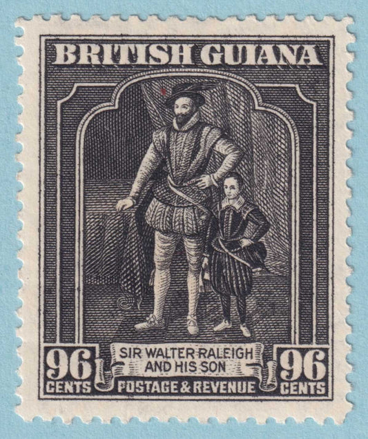 BRITISH GUIANA 221 MINT NEVER HINGED OG**  NO FAULTS VERY FINE! SDC