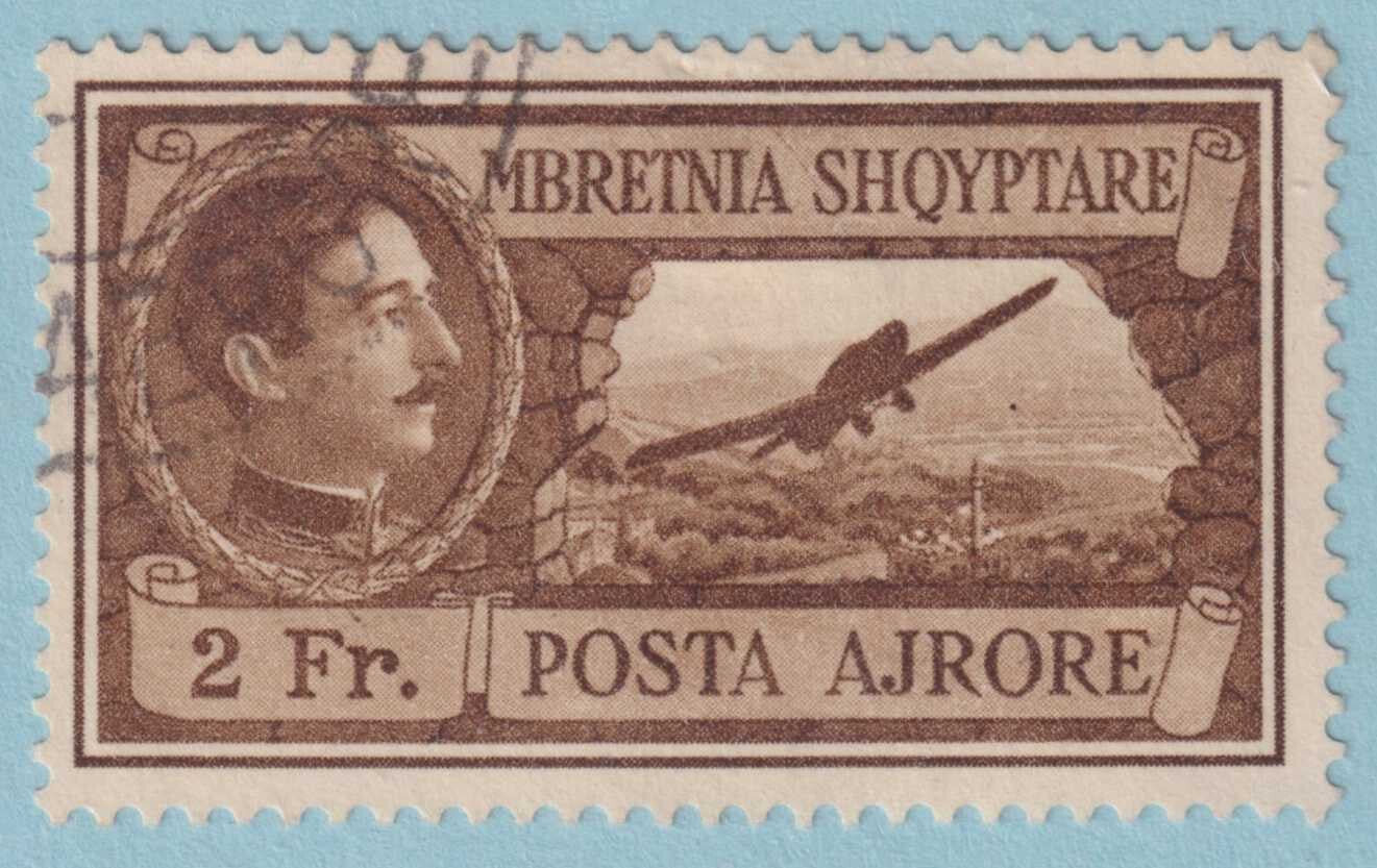 ALBANIA C34 AIRMAIL  USED - NO FAULTS VERY FINE! - JGK