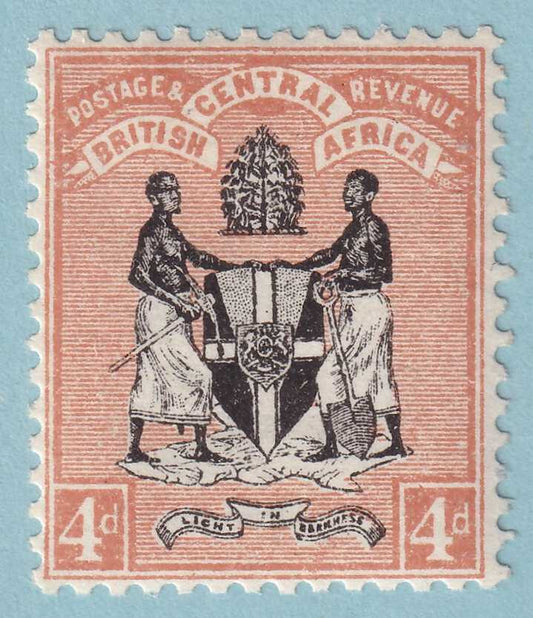 BRITISH CENTRAL AFRICA 23  MINT HINGED OG * NO FAULTS VERY FINE! - ZDT