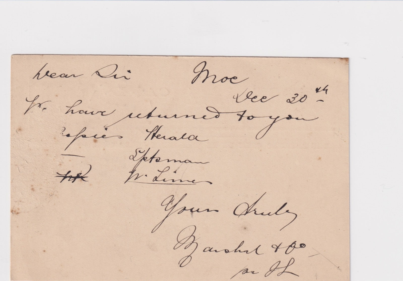 AUSTRALIA VICTORIA MOE 395 COVER TO MELBOURNE 1893 B233