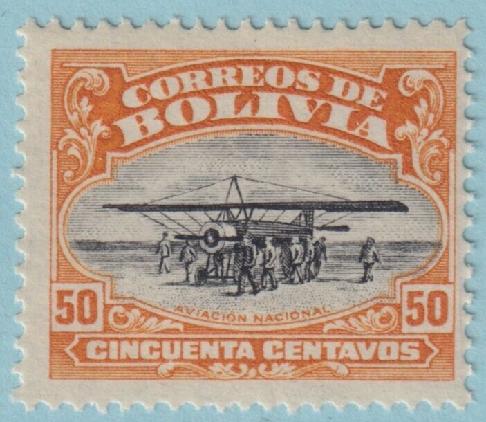BOLIVIA C4  MINT NEVER HINGED OG** NO FAULTS VERY FINE! LBY