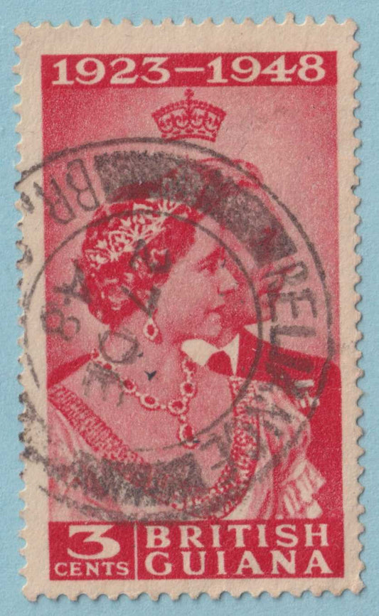 BRITISH GUIANA 244  USED - "RELIANCE" CANCEL - NO FAULTS VERY FINE! - QFF