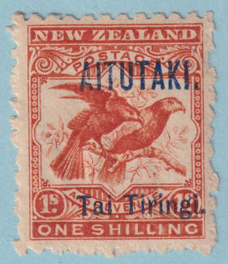 AITUTAKI 6a  MINT HINGED OG * ORANGE RED - NO FAULTS VERY FINE! - RUO