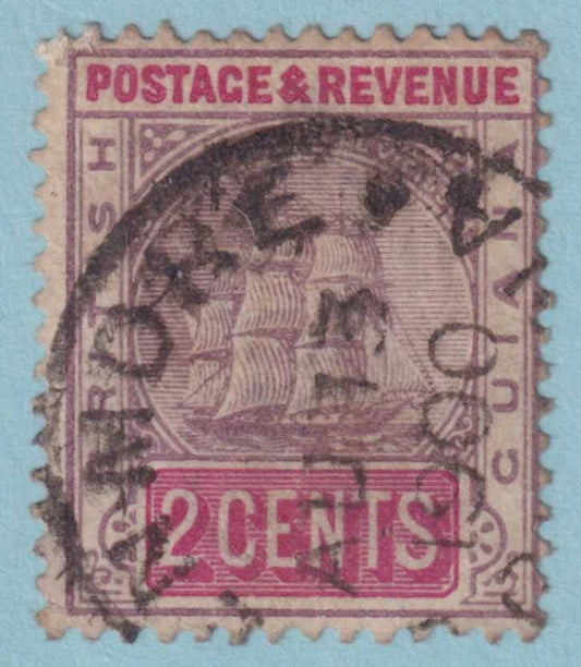 BRITISH GUIANA 133  USED - "ENMORE"  CANCEL - NO FAULTS VERY FINE! - NAW