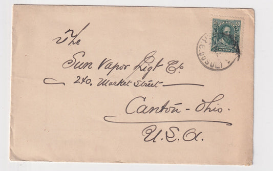 BRAZIL TO OHIO 1915  COVER  WOW! E12
