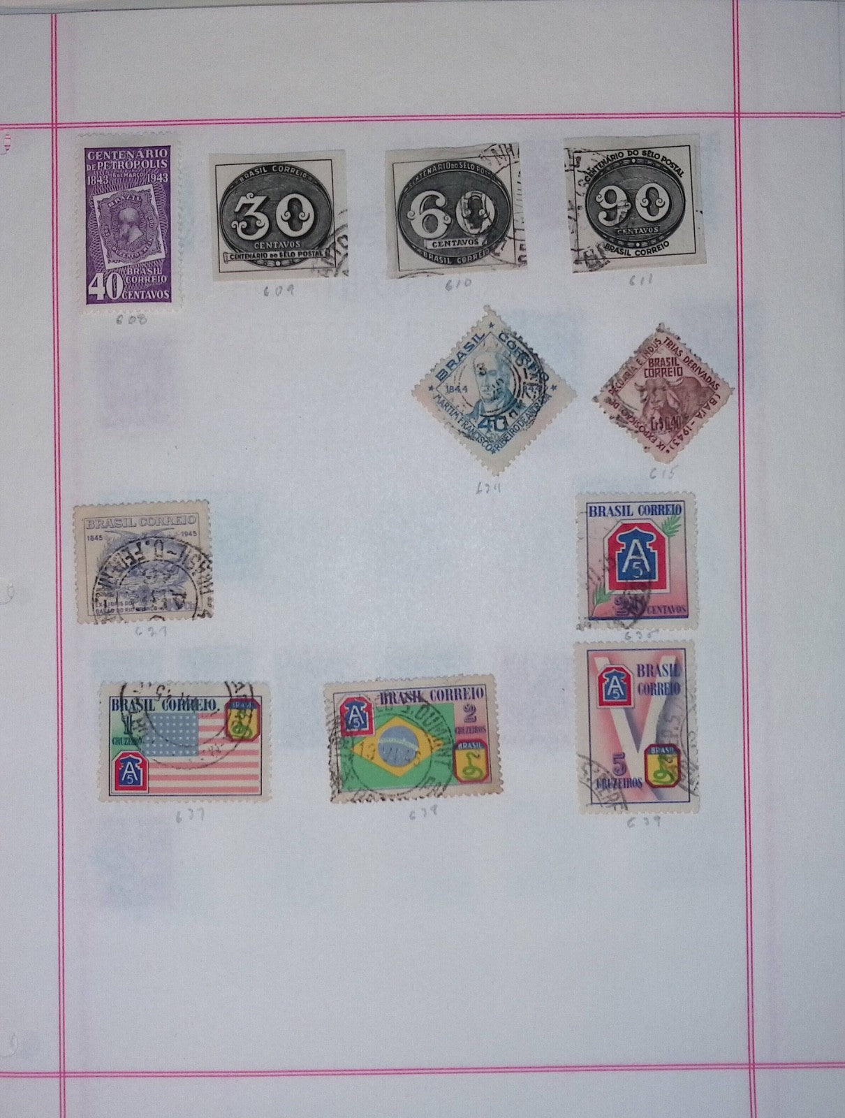BRAZIL STRONG OLD COLLECTION ON ALBUM PAGES ON 81 PAGES! UNCHECKED! Q142