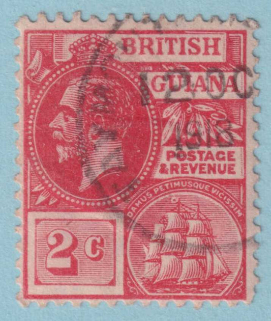 BRITISH GUIANA 179  USED - "TAYMOUTH MANOR" CANCEL - NO FAULTS VERY FINE! - CUH