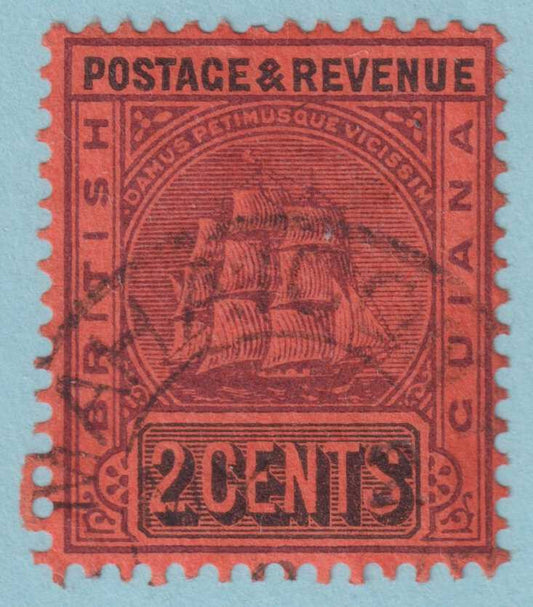 BRITISH GUIANA 134  USED - "MAHAICONY" CANCEL - NO FAULTS VERY FINE! - JPK