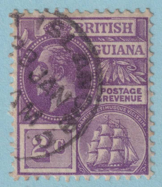 BRITISH GUIANA 193  USED - "FORT ISLAND"  CANCEL - NO FAULTS VERY FINE! - LEJ