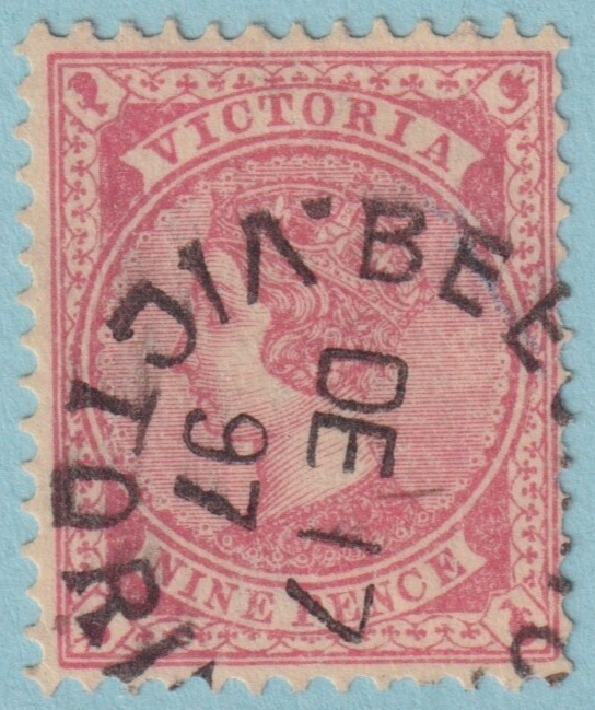 AUSTRALIA VICTORIA 175  NO FAULTS BEECHWORTH 1897 CANCEL MZN