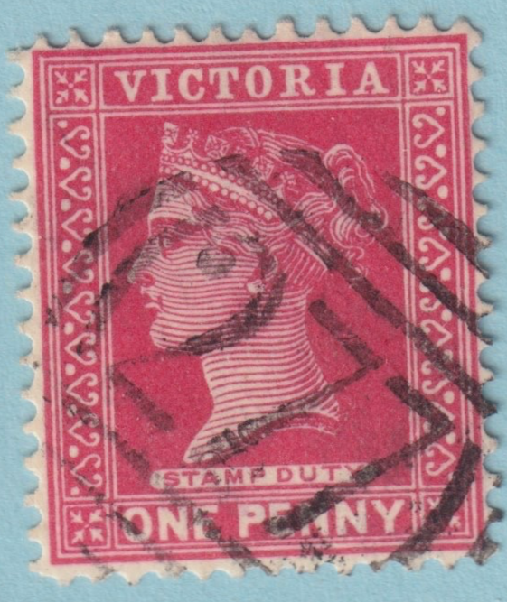 AUSTRALIA VICTORIA GERMANTOWN 277 CANCEL POSTMARK RATED (S) BY FREEMAN! IMC