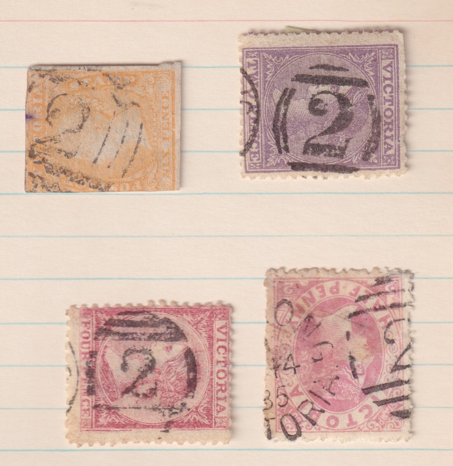 AUSTRALIA VICTORIA USED GROUP GEELONG SON CANCELS M585