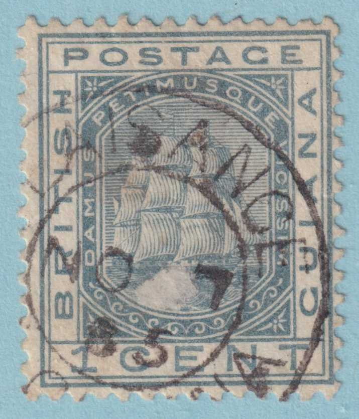 BRITISH GUIANA 107  USED - "PLAISANCE" CANCEL - NO FAULTS VERY FINE! - YSD