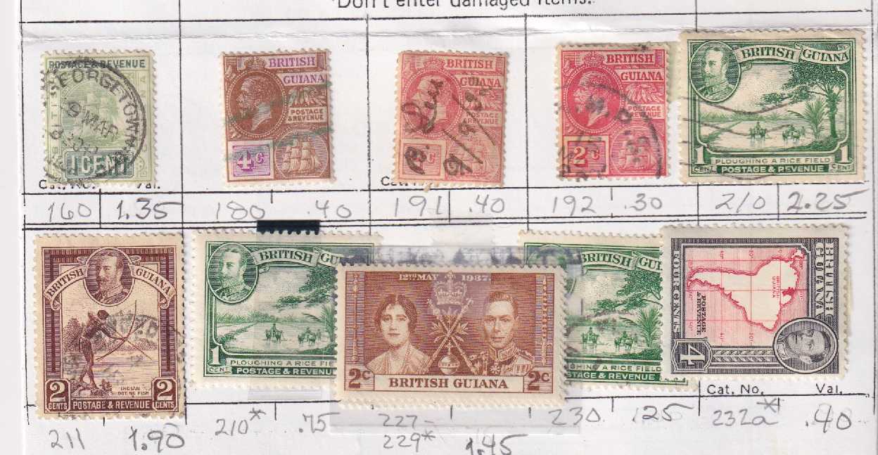 "B" COUNTRIES - INTERESTING MINT & USED GROUP REMOVED FROM SHEETS - S990