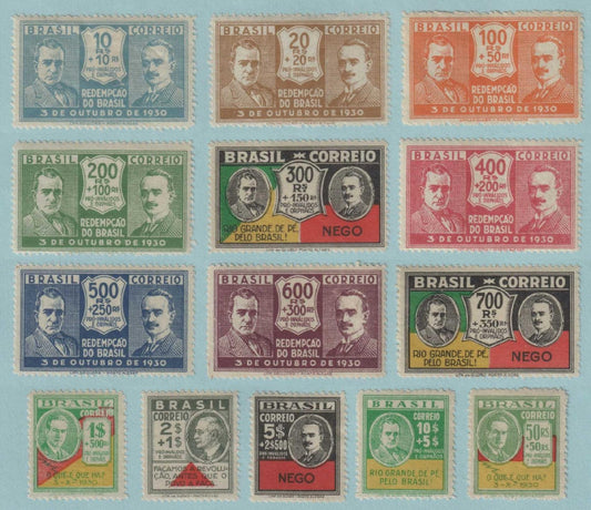 BRAZIL 342 - 355 MINT HINGED OG * NO FAULTS VERY FINE! - S568