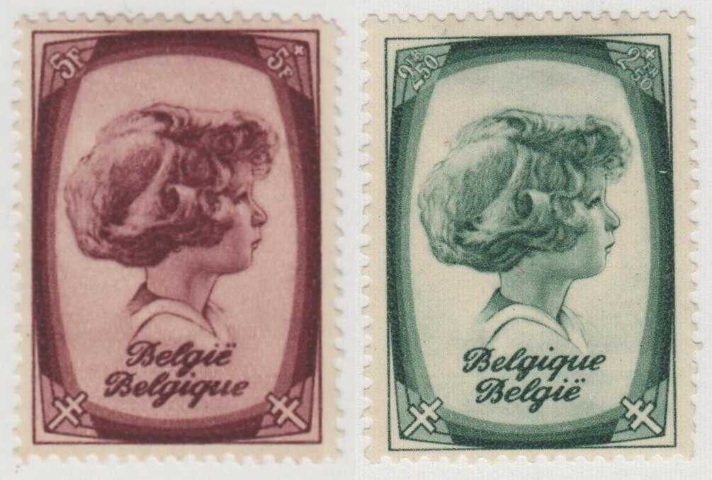 BELGIUM B231 - B232 SEMI-POSTALS  MINT HINGED OG * NO FAULTS EXTRA FINE - T690