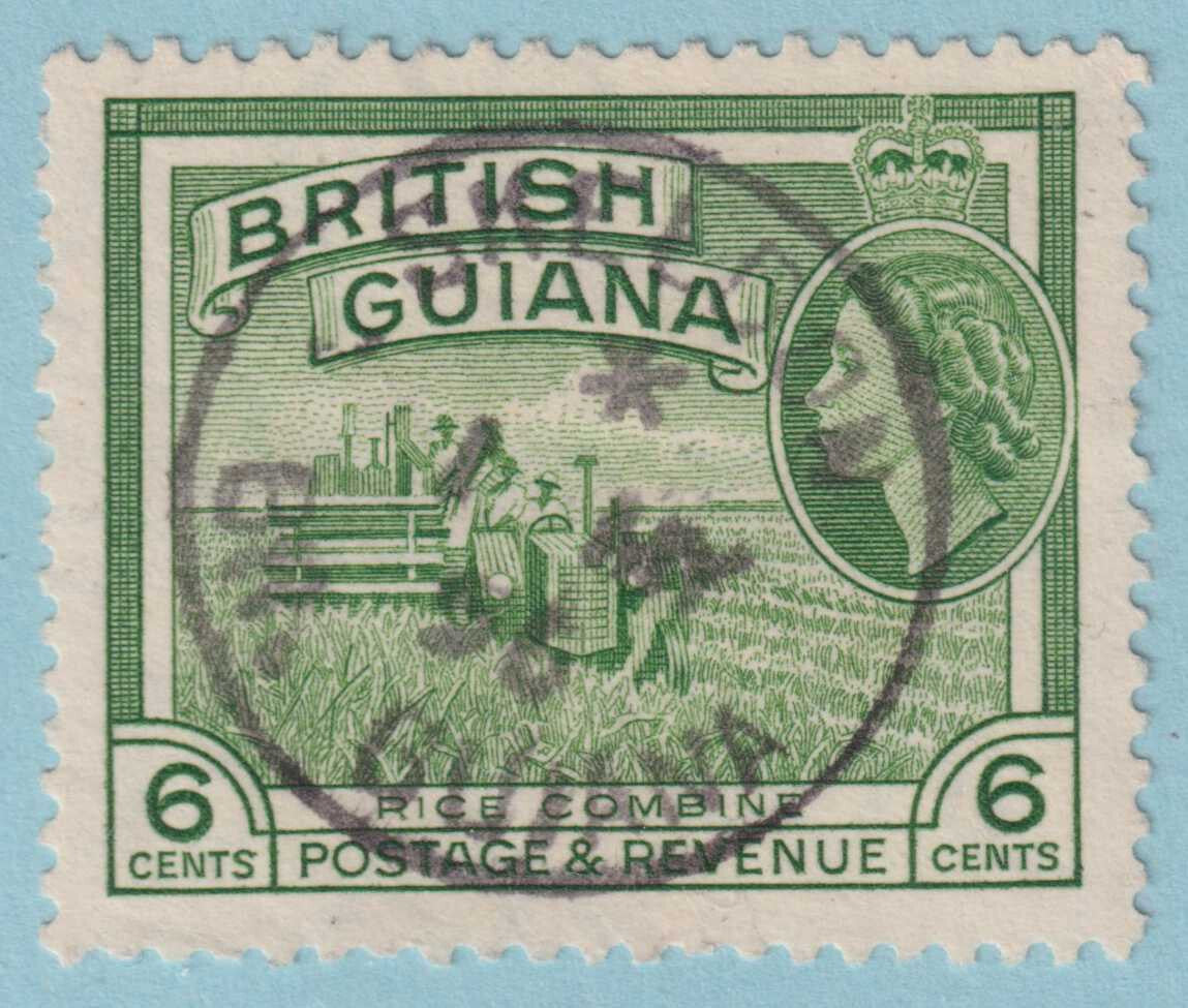 BRITISH GUIANA 258  USED - "SKELDON" CANCEL - NO FAULTS VERY FINE! - KLR