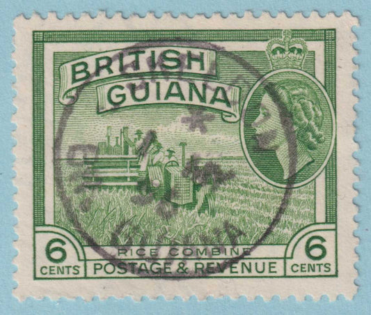 BRITISH GUIANA 258  USED - "SKELDON" CANCEL - NO FAULTS VERY FINE! - KLR