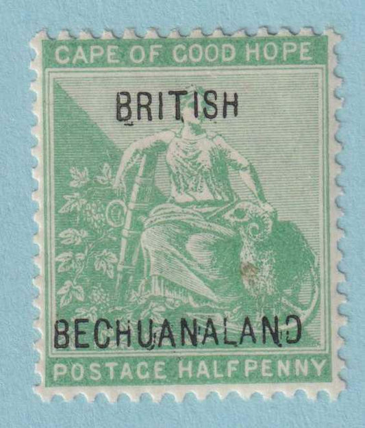 BRITISH BECHUANALAND 40  MINT HINGED OG * SHORT "H" VARIETY - VERY FINE! - LDR