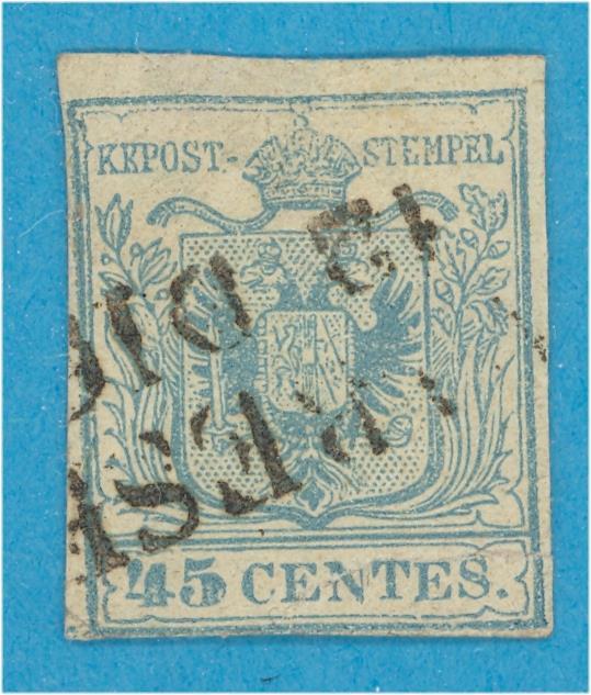 AUSTRIA OFFICES ABROAD - LOMBARDY-VENETIA 6a  USED - NO FAULTS VERY FINE! - ZSG