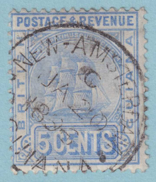 BRITISH GUIANA 136  USED - "NEW AMSTERDAM" CANCEL - NO FAULTS VERY FINE! - LAU