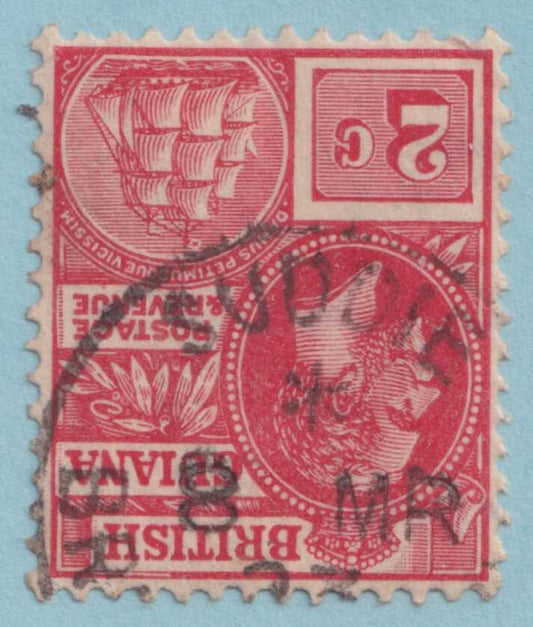 BRITISH GUIANA 179  USED - "SUDDIE" CANCEL - NO FAULTS VERY FINE! - TPP