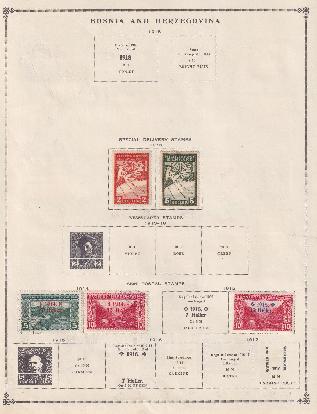 BOSNIA AND HERZEGOVINA & BURMA- MINT AND USED COLLECTION ON ALBUM PAGES - BINDCO