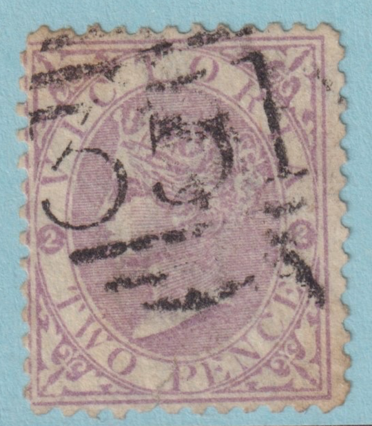 AUSTRALIA VICTORIA ELDORADO 351  CANCEL POSTMARK RATED (S) BY FREEMAN! KNC