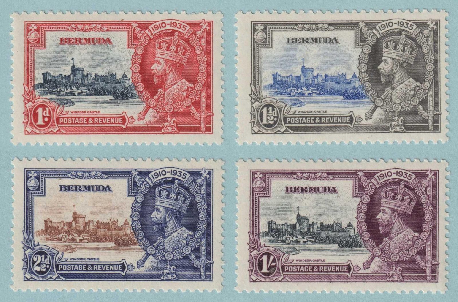 BERMUDA 100 - 103  MINT NEVER HINGED OG ** NO FAULTS VERY FINE! - S548