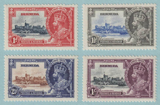 BERMUDA 100 - 103  MINT NEVER HINGED OG ** NO FAULTS VERY FINE! - S548