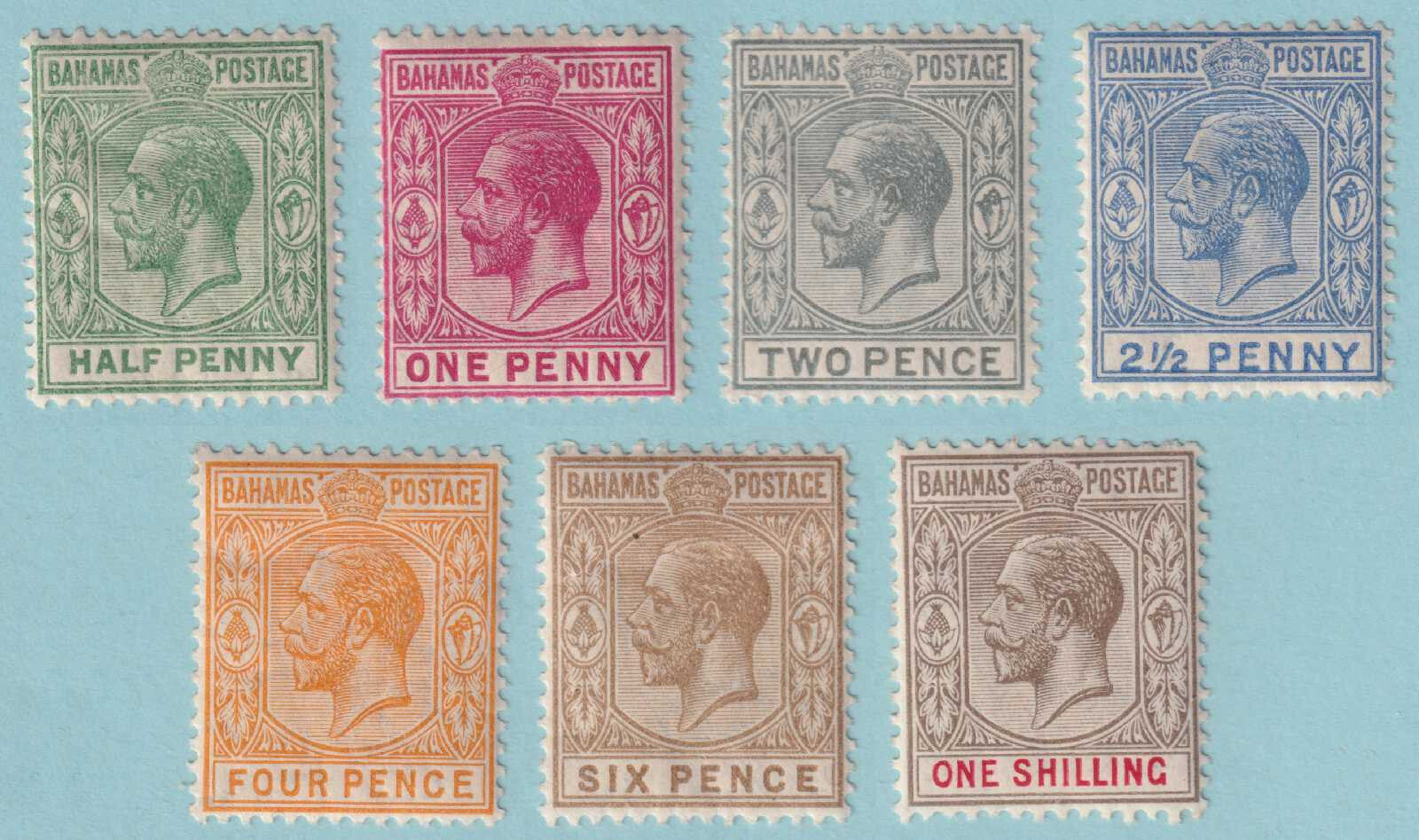 BAHAMAS 49 - 54  MINT HINGED OG * NO FAULTS VERY FINE! - P838