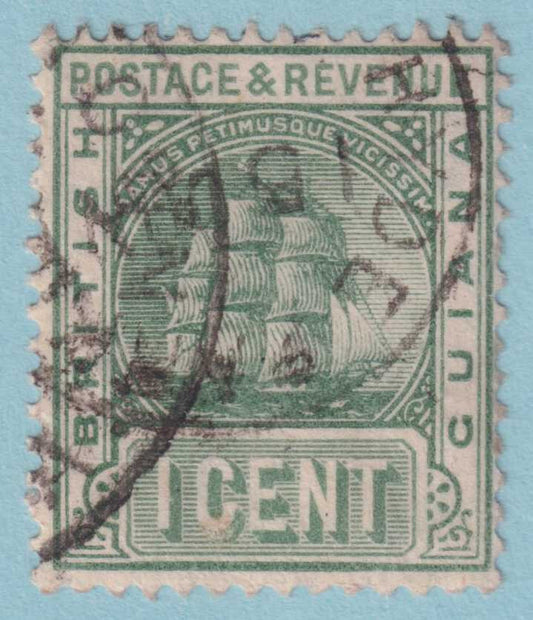 BRITISH GUIANA 160 USED - "HYDE PARK"  CANCEL - NO FAULTS VERY FINE! - QFI