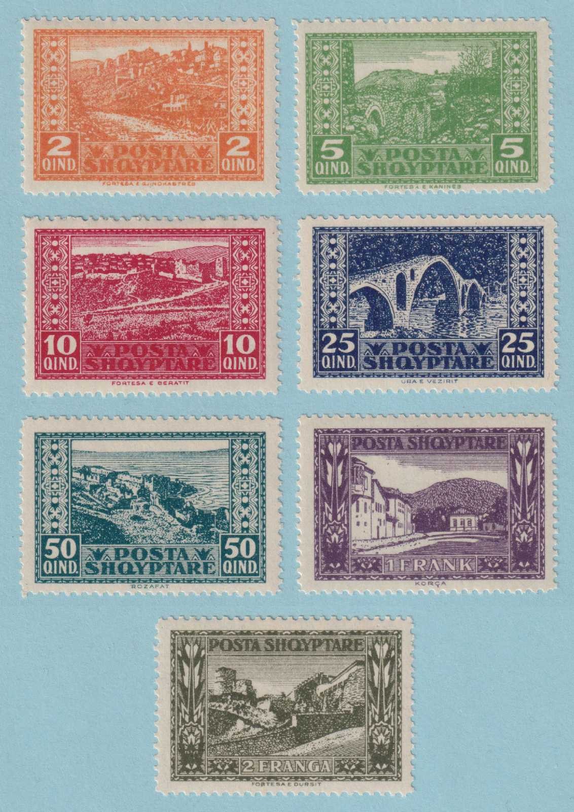 ALBANIA 147 - 153  MINT NEVER HINGED OG ** SET - NO FAULTS VERY FINE! - M520