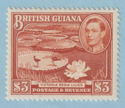 BRITISH GUIANA 241a  PERF 14X13  MINT HINGED OG * NO FAULTS VERY FINE! - HEL