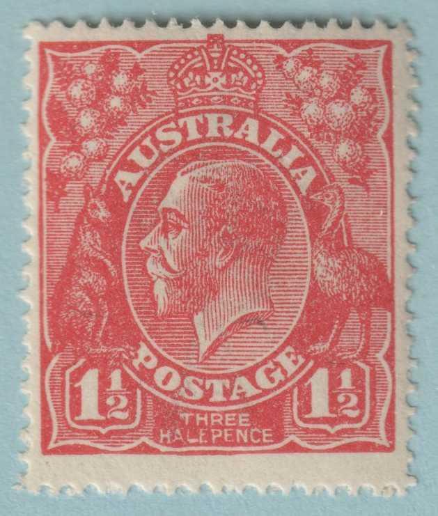 AUSTRALIA SG77b  MINT HINGED OG * "HALEPENCE" VARIETY - VERY FINE! - JKF