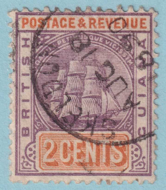 BRITISH GUIANA 132  USED - "SKELDON" CANCEL - NO FAULTS VERY FINE! - IGE