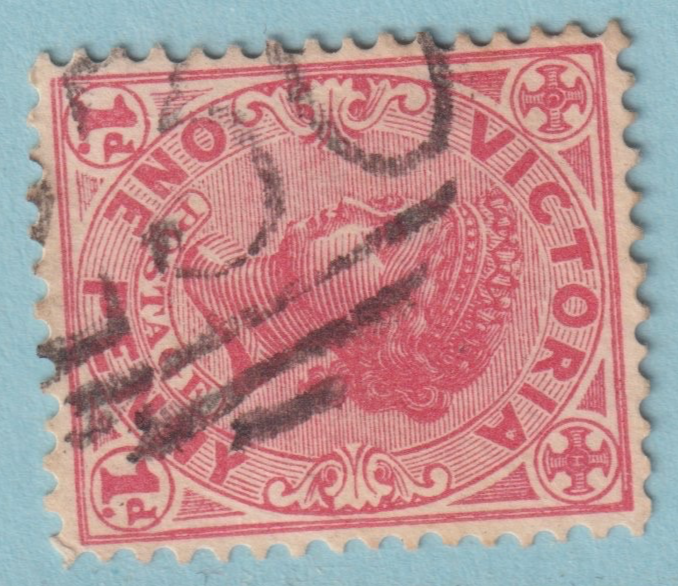 AUSTRALIA VICTORIA INDIGO 230 CANCEL POSTMARK RATED (RRRR) BY FREEMAN ZKV