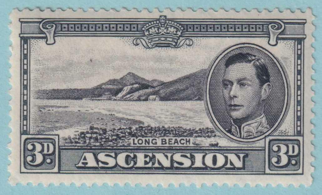 ASCENSION ISLAND 44Ac  MINT HINGED OG * PERF 13.5 - NO FAULTS VERY FINE! - TSS