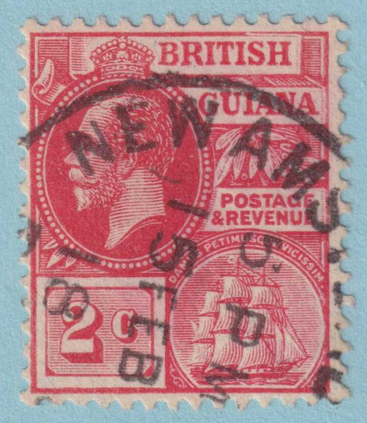 BRITISH GUIANA 179  USED - "NEW AMSTERDAM" CANCEL - NO FAULTS VERY FINE! - PCV