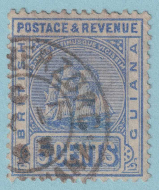 BRITISH GUIANA 136  USED - "METENMEERZORG" CANCEL - NO FAULTS VERY FINE! - DER