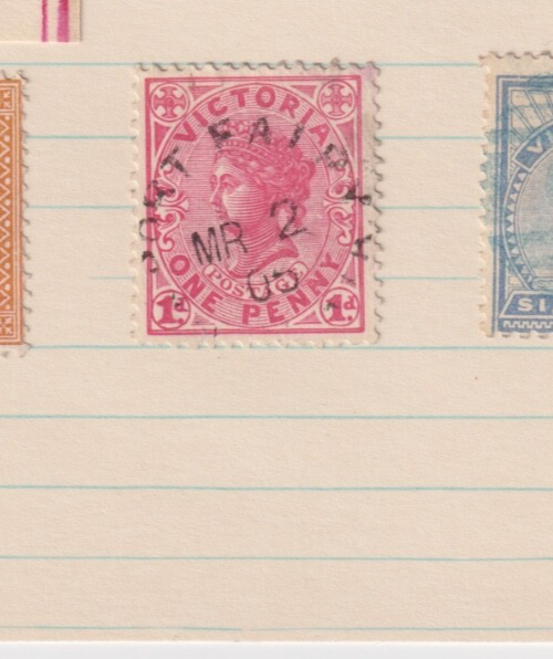 AUSTRALIA VICTORIA BELFAST PORT FAIRY GROUP SON CANCELS! M001