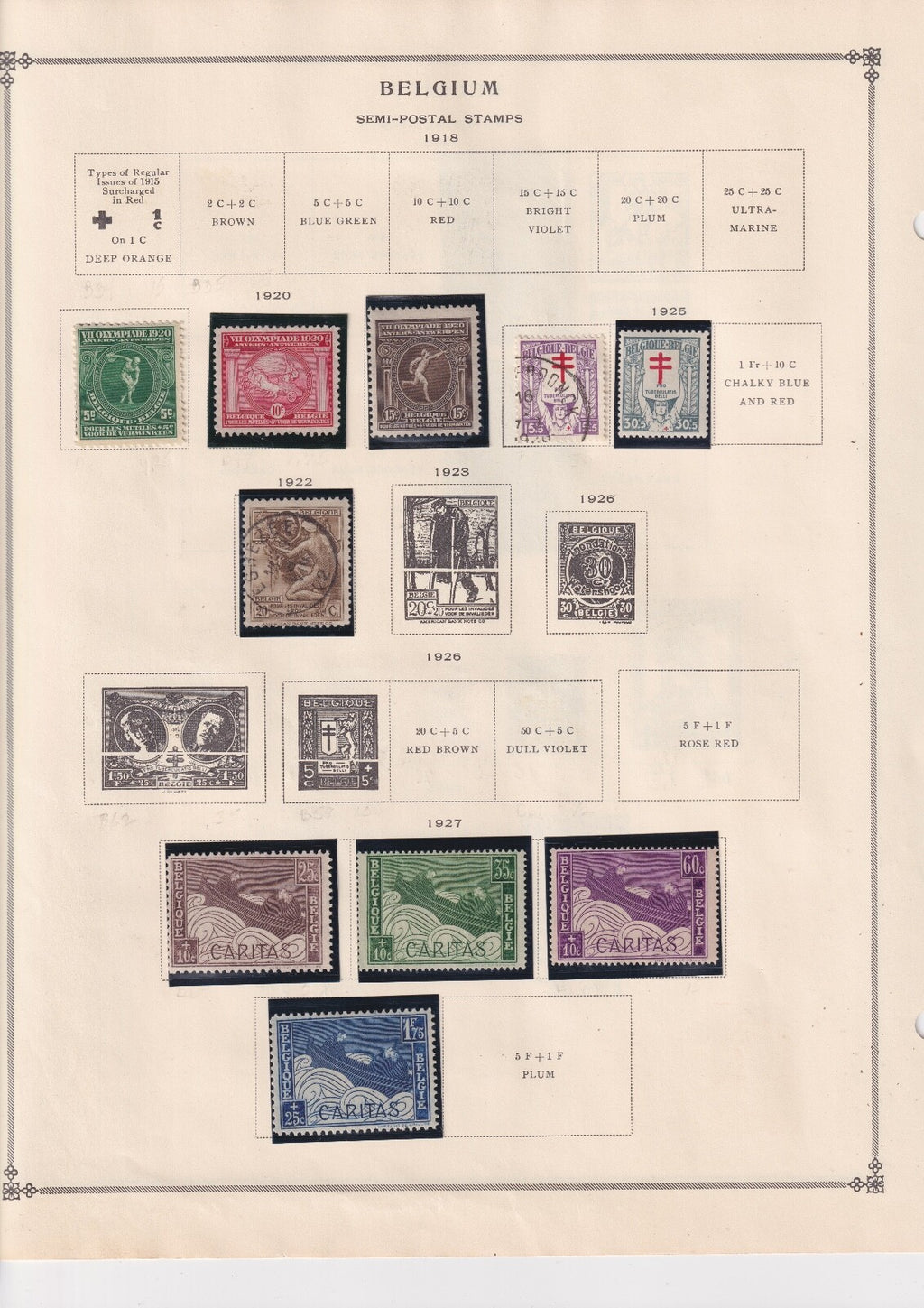 BELGIUM OLD STRONG COUNTRY COLLECTION ON ALBUM PAGES MINT AND USED BIN AAD