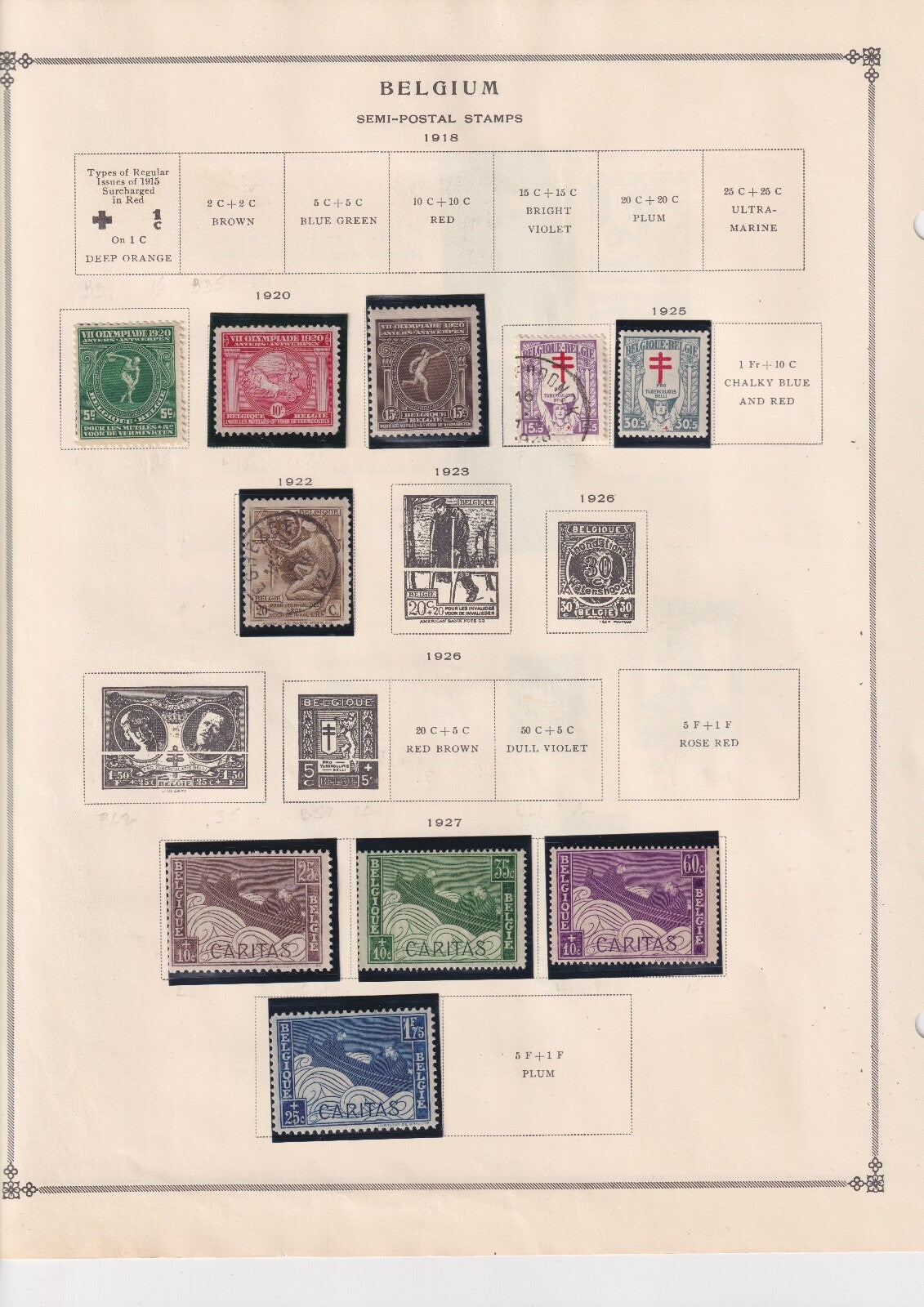 BELGIUM OLD STRONG COUNTRY COLLECTION ON ALBUM PAGES MINT AND USED BIN AAD