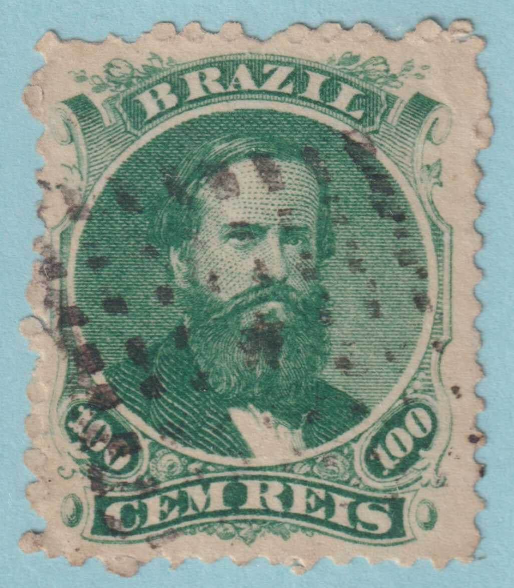 BRAZIL 58  USED - INTERESTING CANCEL - NO FAULTS VERY FINE! - LBI