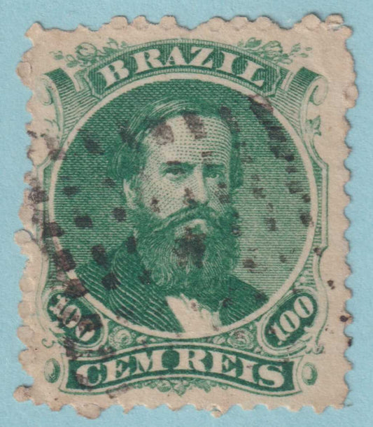 BRAZIL 58  USED - INTERESTING CANCEL - NO FAULTS VERY FINE! - LBI
