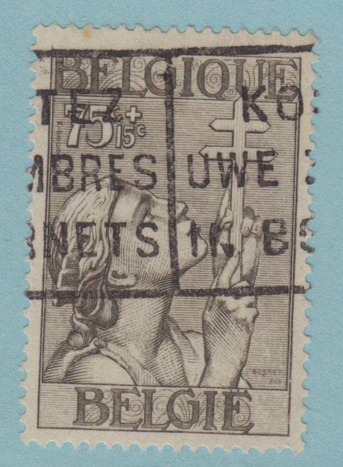 BELGIUM B147 SEMI-POSTAL  USED - NO FAULTS EXTRA FINE! - BBG