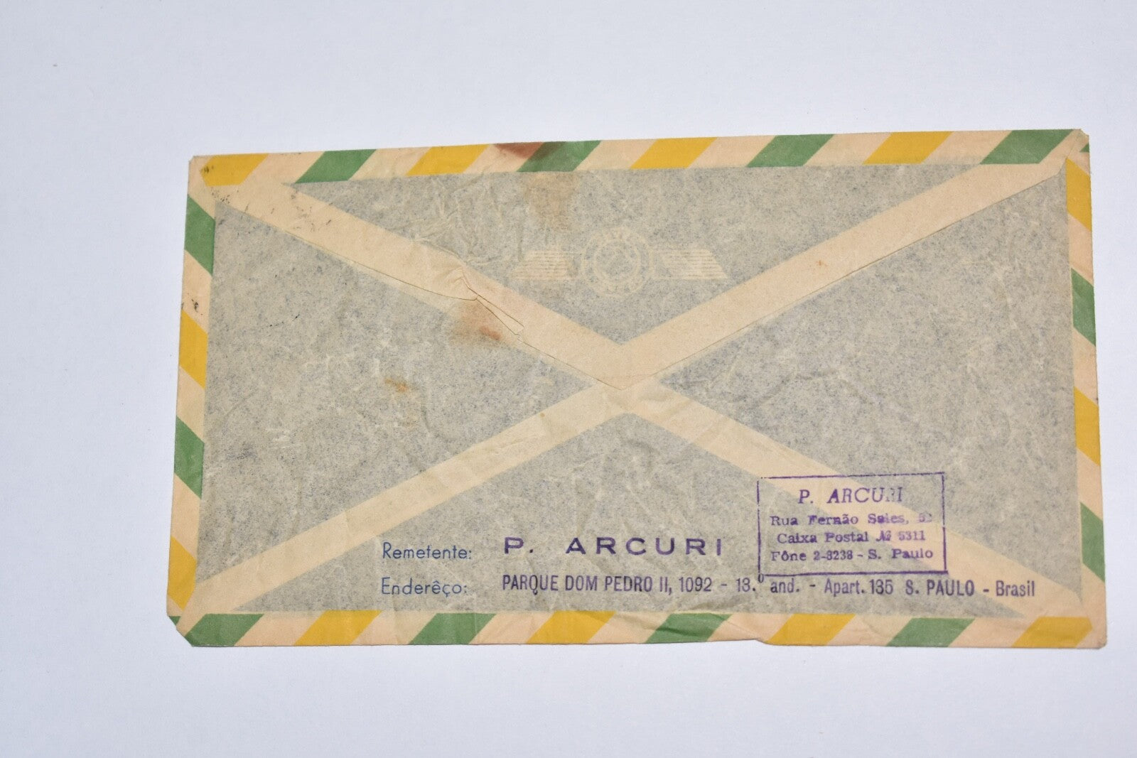 BRAZIL EARLY AIRMAIL COVER TO MINNEAPOLIS MN