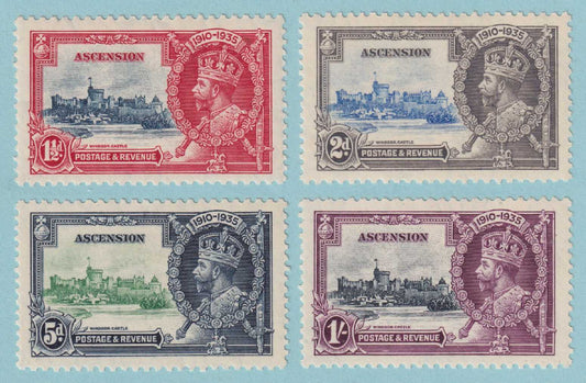 ASCENSION ISLAND 33 - 36  MINT HINGED OG * SET - NO FAULTS VERY FINE! - P378